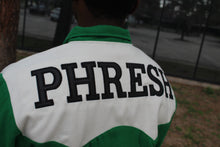 Load image into Gallery viewer, Money Green Byron Collar Varsity Jacket