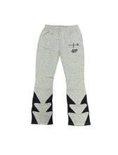 Cargar imagen en el visor de la galería, A.B.P. Lightning Bolt Stacked Sweats (Gray)