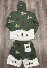 Load image into Gallery viewer, A.B.P. Monogram Camo Windbreaker Set