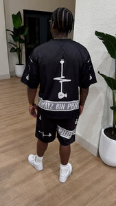 A.B.P. "Biggest Steppa" Jersey Set (Black)