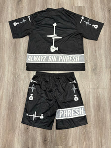 A.B.P. "Biggest Steppa" Jersey Set (Black)