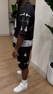 A.B.P. "Biggest Steppa" Jersey Set (Black)