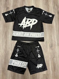 A.B.P. "Biggest Steppa" Jersey Set (Black)