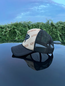 Trucker Hat (Tan x Black)