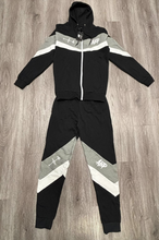 Cargar imagen en el visor de la galería, “Phresh Again” Sweat Suit (Black x Light Gray)